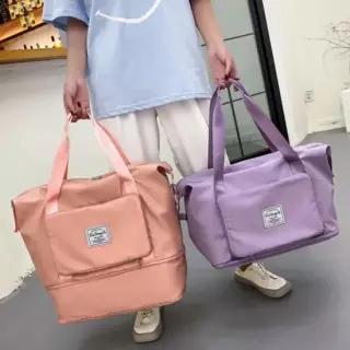 대용량 기내용 캐리어 거치 확장형 보스턴 숄더백 여행가방 확장형캐리어 대용량가방