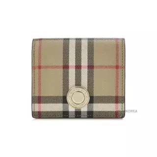 [롯데백화점]버버리 SS25 여성 체크 바이폴드 지갑 8094425 LS BIFOLD WALLET DFC A7026