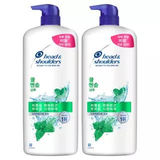 헤드앤숄더 쿨 멘솔 샴푸 대용량, 1.2L, 2개