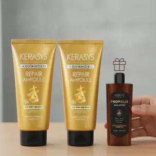 케라시스 어드밴스드 리페어 앰플 손상 모발용 헤어팩 300ml x 2개