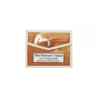 더뮤지엄비지터 THEMUSEUMVISITOR CLEAR MUSE CARD WALLET (ORANGE)