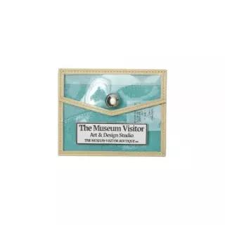 더뮤지엄비지터 THEMUSEUMVISITOR CLEAR MUSE CARD WALLET (BLUE)