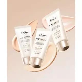 D'ALBA 워터풀 톤업 선크림 내추럴 커버 베이지 50ml+50ml 22호