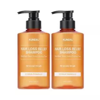 쿤달 맥주효모 탈모케어 샴푸 500ml X 2개입(시트러스포멜로)