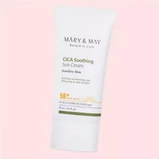 마리엔메이 비건뷰티 시카 수딩 선크림 SPF50+ PA++++ 50ml 1개 5109817