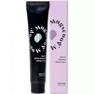 매장정품 MUGSCOOP 오로라 퍼퓸 촉촉 보습 케어 핸드크림 40ml 던 머스크 향