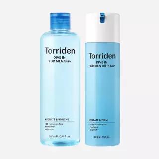 [SET] 다이브인 포맨 저분자 히알루론산 스킨 300ml+올인원 200g (+다이브인 포맨 스킨 30ml *3개)