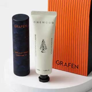 [1등립밤선물] 그라펜 트리플립 Pro 핸섬립 4.3g(+원우드 핸드크림 50ml+기프트케이스)