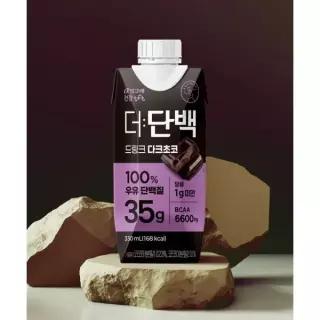 매장정품 BINGGRAE 빙그레 더단백 드링크 다크초코 330ml 12팩