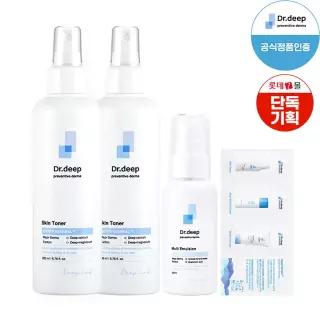 [롯데단독빠른배송]  스킨토너 200ml 2개 + 멀티에멀젼 50ml + 3종 체험 키트