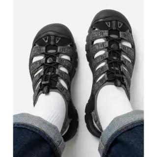 KEEN 뉴포트 H2 남성 샌들 BLACKSTEEL GREY