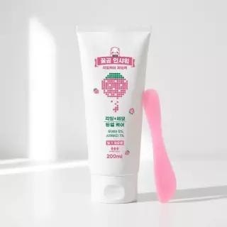 팀스모어 꿀곰 인샤워 각질케어 제모크림 200ml