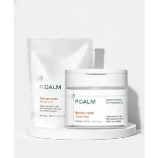 PCALM 베리어사이클 토너패드 본품 60매+리필팩 60매