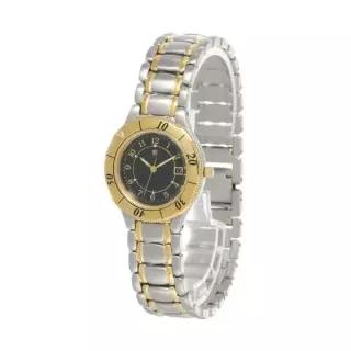 Citizen 시티즌 노블리아 블랙 다이얼 투톤 스테인리스 스틸 여성용 시계 EZ3054-52E 매장 전시용 712149