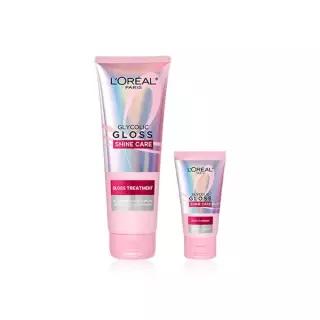광채 헤어팩/+여행용 미니 로레알파리 반사판 헤어팩 글라이콜릭 글로스 200ml