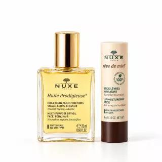 눅스 베스트셀러 기프트 2종 기획 (드라이 오일 30ml+레브드미엘 스틱레브르4g)(온)(2604)