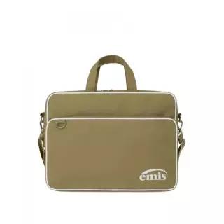 EMIS 이미스 NYLON ZIP-POCKET MESSENGER BAG-BEIGE 622664