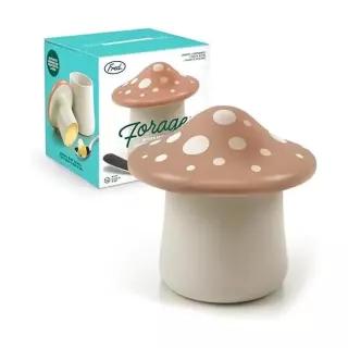 Genuine Fred FORAGE 버섯 버터 보관 용기, 및 서빙을 위한 독특한 주방 액세서리, 재미있고 기능적인 디자