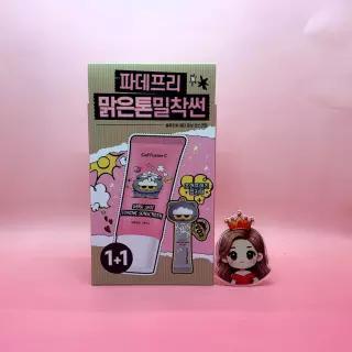셀퓨전씨 맑은톤밀착썬 잡티 토닝 썬스크린 35ml + 10ml + 캡 키링 선 크림 &&& 조앤프렌즈 더블기획