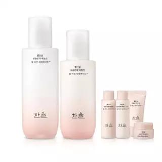 [선물세트] 한율 빨간쌀 보습탄력 2종세트 (에센스150ml+에멀젼125ml)