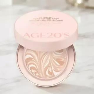 [파데프리]AGE20S 글로우 핏 수분광 톤업 선팩트 12.5g (본품+리필)