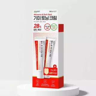 [10월 픽/색소침착 톤업] 동국제약 멜라-셋 기미 토닝 크림 35g 더블 기획(+기미 와이드 패치 2매입ea)