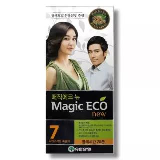 유한 매직에코 뉴7호 자연스러운 갈색 새치커버 새치염색