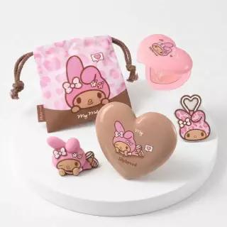[산리오 캐릭터즈/마이멜로디 파우치] 릴리바이레드 러브빔 치크밤 20종