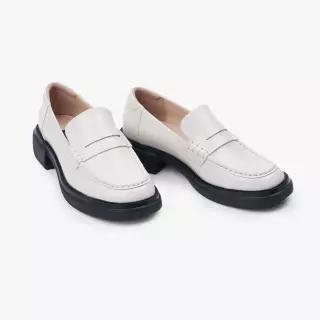 세라에디션 여성 가죽 로퍼 플랫폼 4CM O24P205