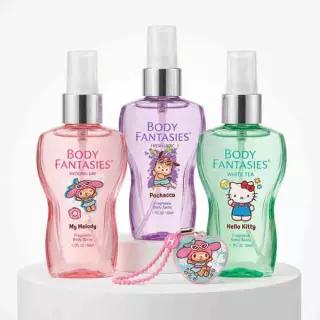 [NEW] 바디판타지 오리지널 50ml 산리오 기획 (마이멜로디/한교동/포차코 실리콘 키링 증정)