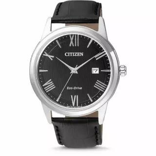 Citizen 시티즌 남성용 코어 에코드라이브 블랙 다이얼 시계 AW1231-07E 신상품 712020