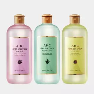 허브솔루션 토너 500ml 1개(알로에베라/로즈/레몬 중 택1)