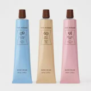 [골드 스퀴저 증정] 타입넘버 퍼퓸 핸드크림 40ml 6종 (단품기획)