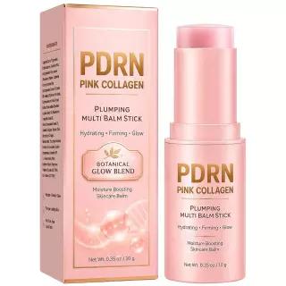 그라나도 PDRN 핑크 콜라겐 볼륨 멀티 밤 볼루필린 스틱 잔주름과 주름 개선을 위한 수분 케어 페이스 립