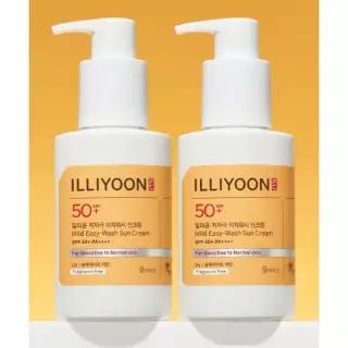 ILLIYOON 저자극 이지워시 선크림 150ml 2입