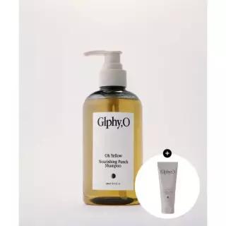 매장정품 GLPHY,O 오 옐로우 너리싱 펀치 샴푸 300ml+(증정) 60ML