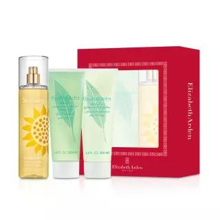 [엘리자베스아덴]엘리자베스아덴 썬플라워 바디미스트 236ml+그린티 바디로션 200ml+샤워젤 200ml 3종 세트