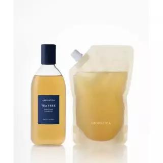 매장정품 AROMATICA [쿨링진정] 티트리 샴푸 본품리필 세트 (400ML+500ML)