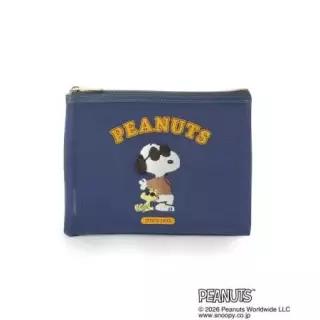 18060271 one'sterrace(원즈 테라스) SNOOPY 플록키 플랫 파우치 (블루(993))