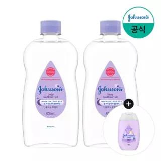 존슨즈 베드타임 오일 500ml x2 + 증)베드타임 로션 100ml