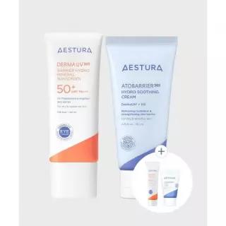 AESTURA 더마UV365 선크림 40ml + 아토베리어 수딩크림 80ml