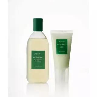 매장정품 AROMATICA 로즈마리 두피 스케일링 세트 (샴푸 400ML스크럽 165G)