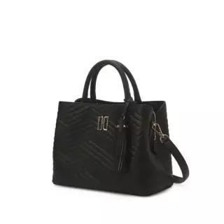 ACC DAKS YD [CARLISLE] 블랙 칼라일 가죽 토트백 DCBA2E366 LE1206887968
