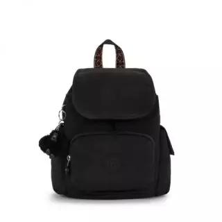 키플링 KIPLING 백팩 시티팩 미니 Noir W Red Beig KQABA18NWRB 451670
