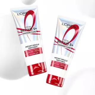 로레알파리 NEW 토탈 리페어 5+ 세라마이드 헤어팩 400ml 2개