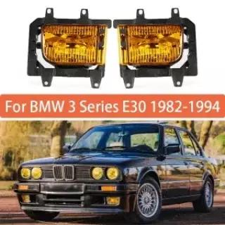 BMW 3 시리즈 E30 982 983 984 985 986 987 988 989 990 99 992 993용 전면 범퍼 안개등 노란색