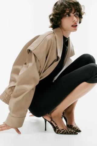 ZARA 애니멀 프린트 힐 슈즈 - 레오파드 3220/810/195