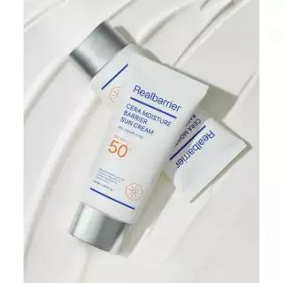 REAL BARRIER 세라 수분 장벽 선크림 50MLX 2개