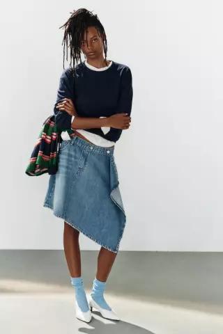 ZARA 포인티드 레더 키튼힐 슈즈 - 화이트 3206/810/850