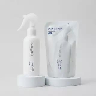 [1+1/열보호 노워시] 힐링버드 히알루론 밀크 헤어미스트 200ml 기획 (단품/리필기획)